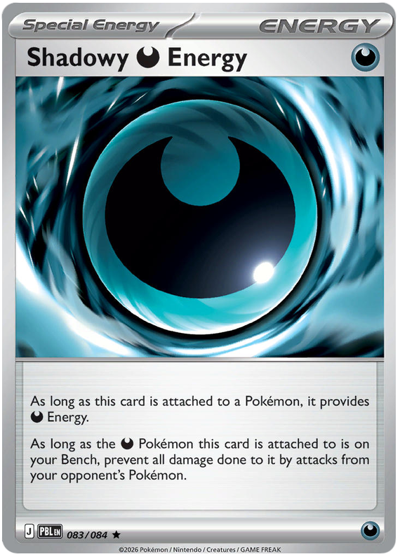 Shadowy Darkness Energy #083/084 Reverse Holo | Pitch Black