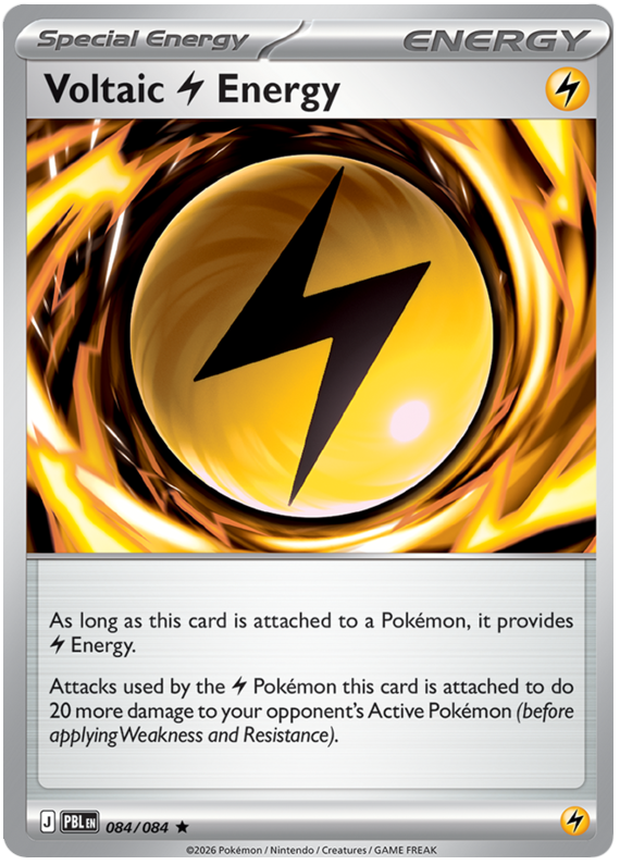 Voltaic Lightning Energy #084/084 Reverse Holo | Pitch Black