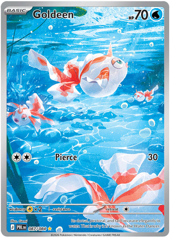 Goldeen #087/084 Illustration Rare | Pitch Black