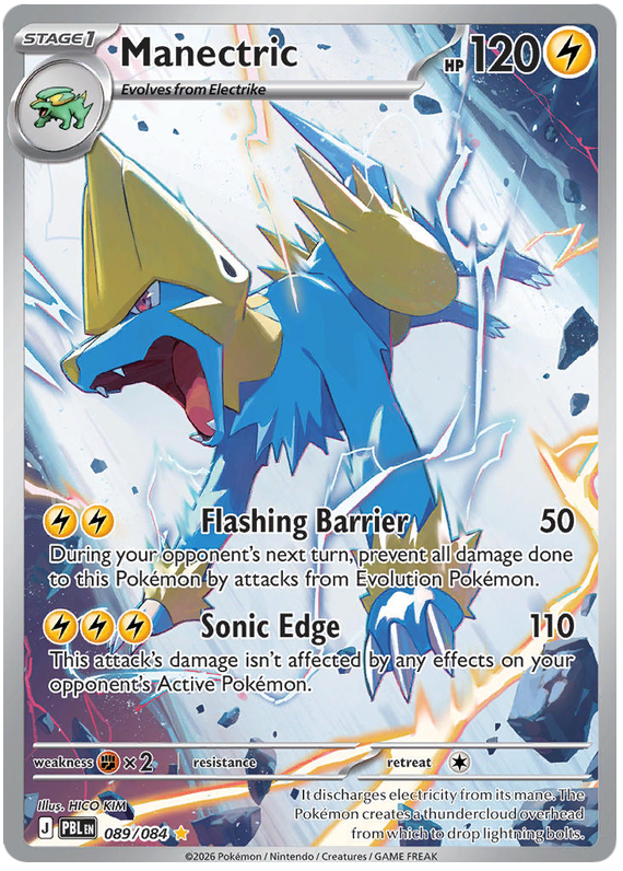 Manectric #089/084 Illustration Rare | Pitch Black