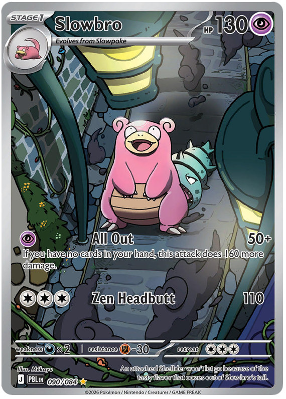 Slowbro #090/084 Illustration Rare | Pitch Black