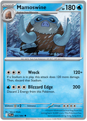 Mamoswine #025/094 Uncommon | Mega Evolution – Phantasmal Flames