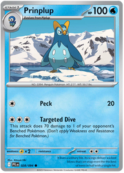 Prinplup #028/094 Common | Mega Evolution – Phantasmal Flames