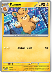 Pawmo #033/094 Common | Mega Evolution – Phantasmal Flames