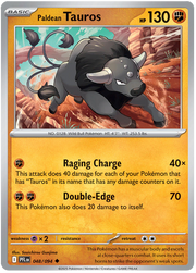 Paldean Tauros #048/094 Reverse Holo | Mega Evolution – Phantasmal Flames
