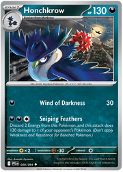 Honchkrow #058/094 Uncommon | Mega Evolution – Phantasmal Flames