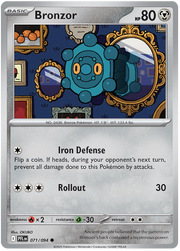 Bronzor #071/094 Common | Mega Evolution – Phantasmal Flames