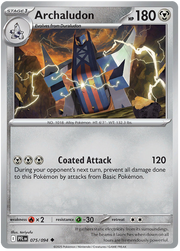 Archaludon #075/094 Reverse Holo | Mega Evolution – Phantasmal Flames