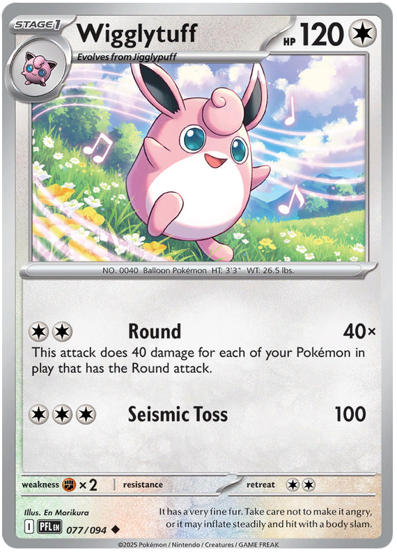 Wigglytuff #077/094 Reverse Holo | Mega Evolution – Phantasmal Flames