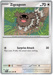 Zigzagoon #081/094 Common | Mega Evolution – Phantasmal Flames