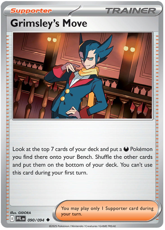 Grimsley's Move #090/094 Uncommon | Mega Evolution – Phantasmal Flames