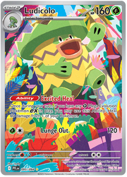 Ludicolo #095/094 Illustration Rare | Mega Evolution – Phantasmal Flames