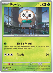 Rowlet #010/088 Common | Mega Evolution – Perfect Order