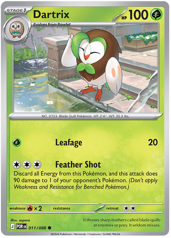 Dartrix #011/088 Common | Mega Evolution – Perfect Order