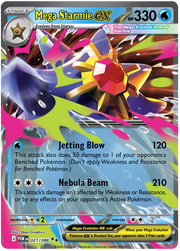 Mega Starmie ex #021/088 Double Rare | Mega Evolution – Perfect Order