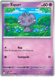 Espurr #033/088 Common | Mega Evolution – Perfect Order