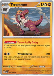 Tyrantrum #045/088 Holo Rare | Mega Evolution – Perfect Order