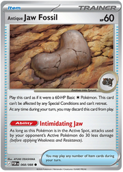 Antique Jaw Fossil #068/088 Common | Mega Evolution – Perfect Order