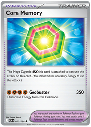 Core Memory #070/088 Uncommon | Mega Evolution – Perfect Order