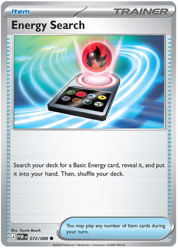 Energy Search #072/088 Common | Mega Evolution – Perfect Order