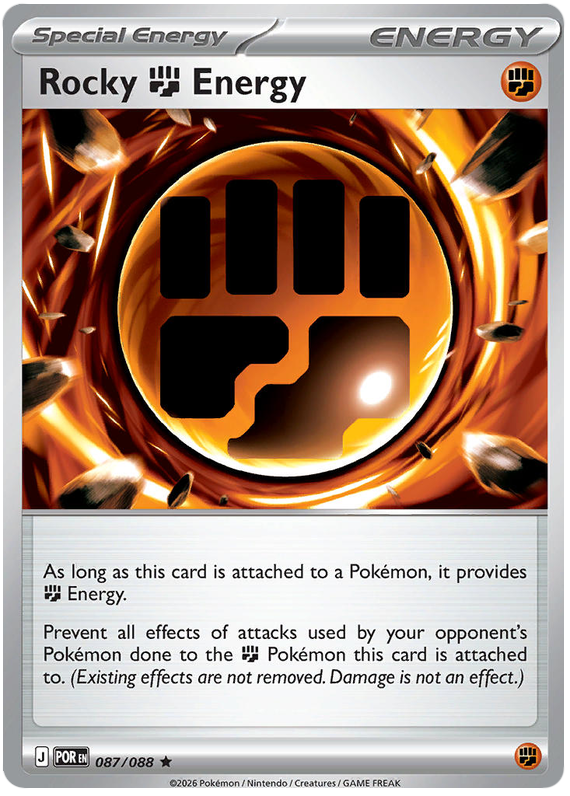 Rocky Fighting Energy #087/088 Holo Rare | Mega Evolution – Perfect Order