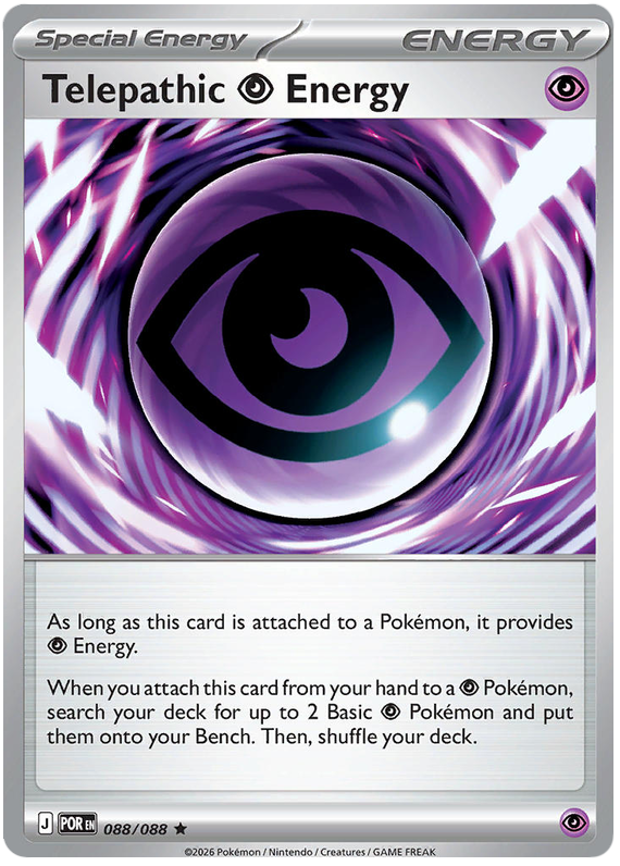 Telepathic Psychic Energy #088/088 Holo Rare | Mega Evolution – Perfect Order
