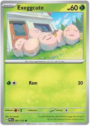 Exeggcute #001/131 Common | Scarlet & Violet – Prismatic Evolutions