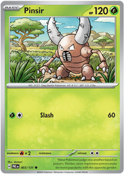 Pinsir #003/131 Common | Scarlet & Violet – Prismatic Evolutions