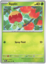 Applin #009/131 Common | Scarlet & Violet – Prismatic Evolutions