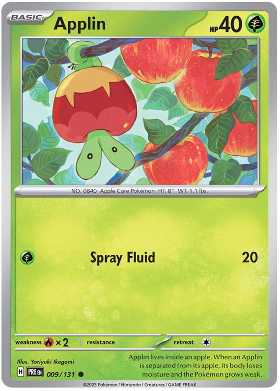 Applin #009/131 Common | Scarlet & Violet – Prismatic Evolutions