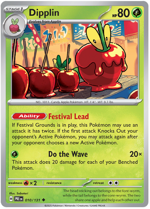Dipplin #010/131 Uncommon | Scarlet & Violet – Prismatic Evolutions