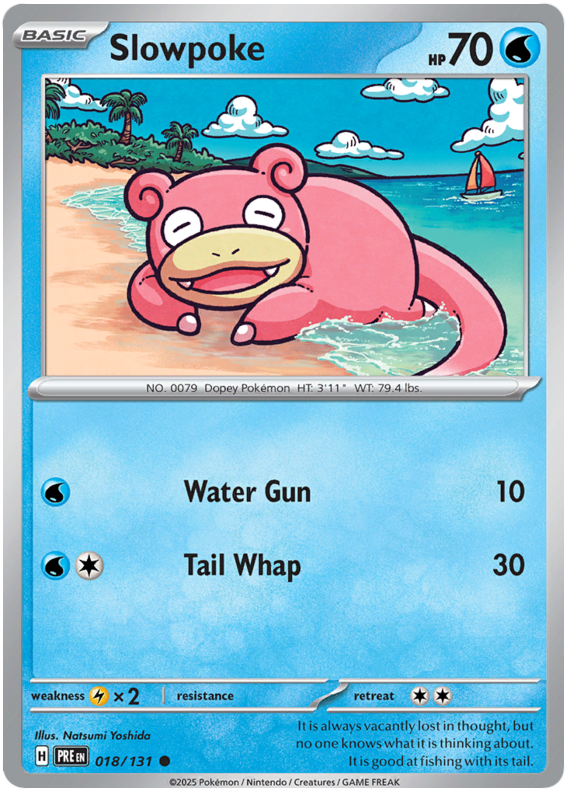 Slowpoke 018/131 Common | Scarlet & Violet – Prismatic Evolutions