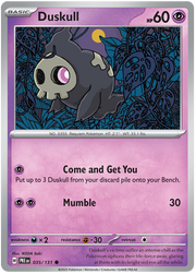Duskull #035/131 Common | Scarlet & Violet – Prismatic Evolutions