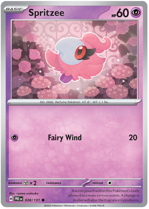 Spritzee #038/131 Common | Scarlet & Violet – Prismatic Evolutions