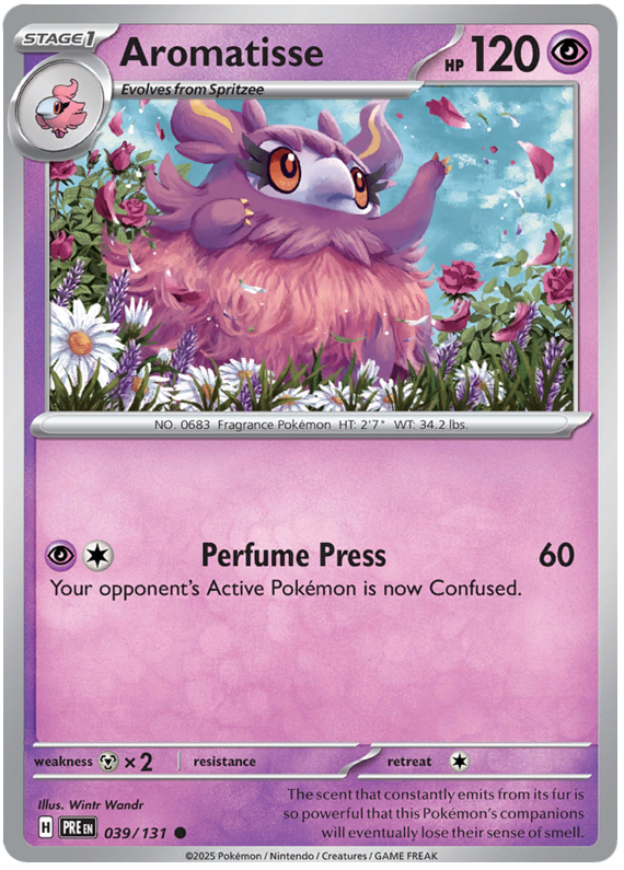 Aromatisse #039/131 Common | Scarlet & Violet – Prismatic Evolutions