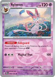 Sylveon (Poke Ball Pattern) #040/131 Holo Rare | Scarlet & Violet – Prismatic Evolutions