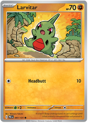 Larvitar #047/131 Common | Scarlet & Violet – Prismatic Evolutions