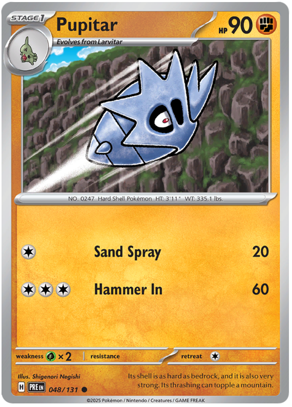 Pupitar #048/131 Common | Scarlet & Violet – Prismatic Evolutions