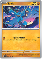 Riolu #050/131 Common | Scarlet & Violet – Prismatic Evolutions