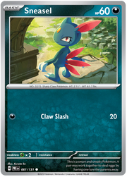 Sneasel #061/131 Common | Scarlet & Violet – Prismatic Evolutions