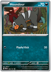 Houndour #062/131 Reverse Holo | Scarlet & Violet – Prismatic Evolutions