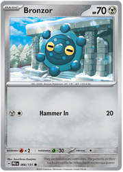 Bronzor #066/131 Common | Scarlet & Violet – Prismatic Evolutions