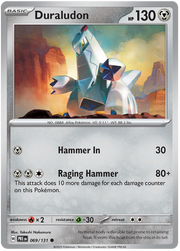 Duraludon #069/131 Reverse Holo | Scarlet & Violet – Prismatic Evolutions