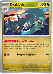 Drakloak #072/131 Common | Scarlet & Violet – Prismatic Evolutions