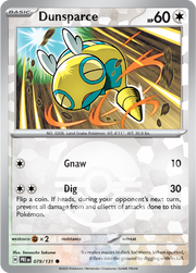 Dunsparce (Poke Ball Pattern) #079/131 Common | Scarlet & Violet – Prismatic Evolutions