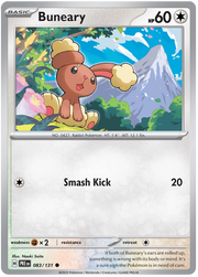 Buneary #083/131 Common | Scarlet & Violet – Prismatic Evolutions
