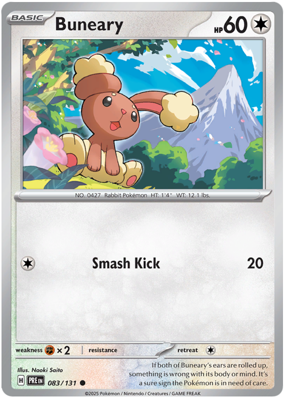 Buneary #083/131 Common | Scarlet & Violet – Prismatic Evolutions
