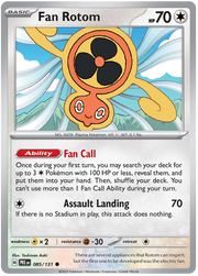 Fan Rotom #085/131 Common | Scarlet & Violet – Prismatic Evolutions