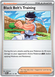Black Belt's Training #097/131 Common | Scarlet & Violet – Prismatic Evolutions
