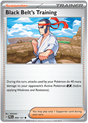 Black Belt's Training #099/131 Common | Scarlet & Violet – Prismatic Evolutions